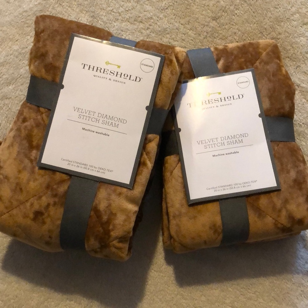 Threshold Velvet Diamond Stitch Sham